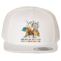 And Into The Forest I Go To Lose My Mind Camping Bear Wool Snapback Cap