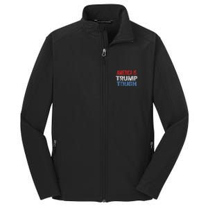 America Is Trump Tough Trump Vance 2024 Core Soft Shell Jacket