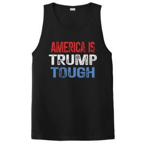 America Is Trump Tough Trump Vance 2024 PosiCharge Competitor Tank