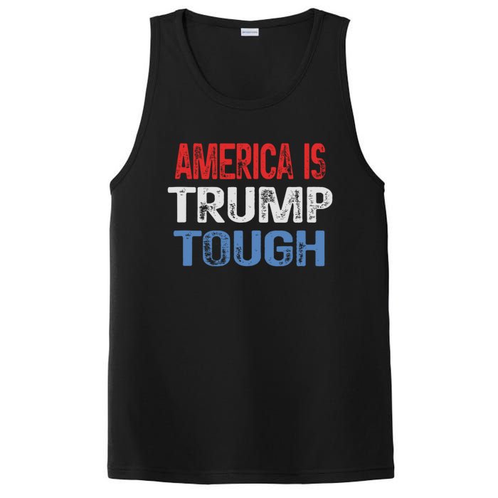 America Is Trump Tough Trump Vance 2024 PosiCharge Competitor Tank