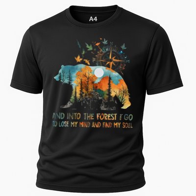 And Into The Forest I Go To Lose My Mind Camping Bear Performance Shirt