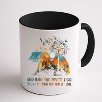 And Into The Forest I Go To Lose My Mind Camping Bear Mug