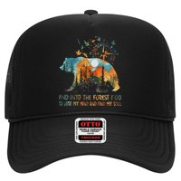 And Into The Forest I Go To Lose My Mind Camping Bear Trucker Hat