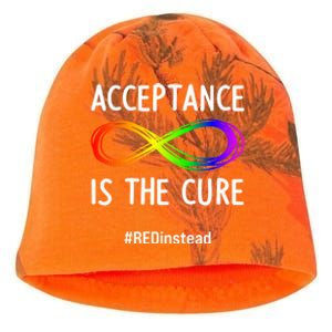 Acceptance Is The Cure Autismmeaningful Giftacceptance In April Gift Kati - Camo Knit Beanie