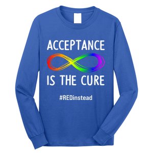 Acceptance Is The Cure Autismmeaningful Giftacceptance In April Gift Long Sleeve Shirt