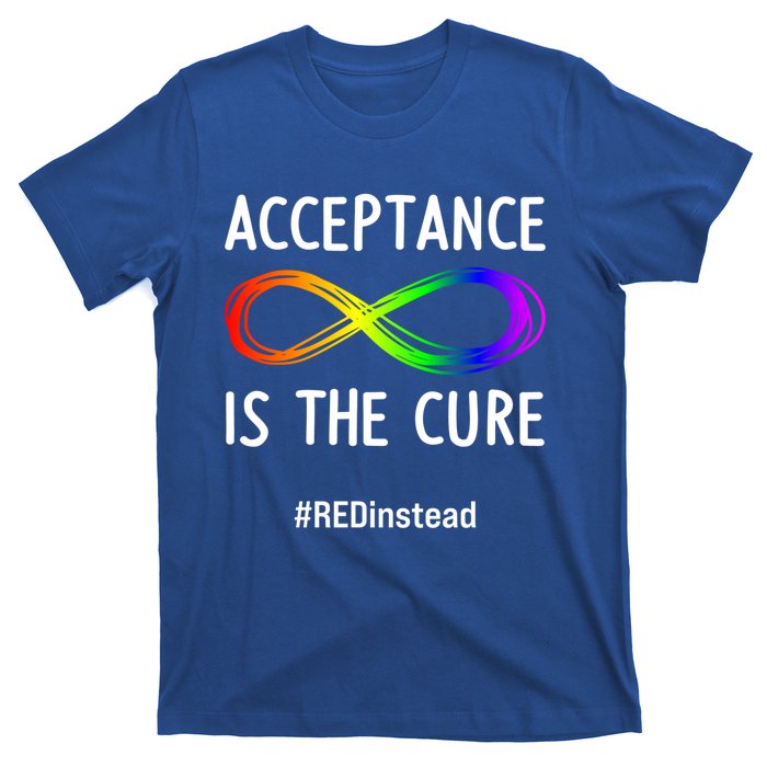 Acceptance Is The Cure Autismmeaningful Giftacceptance In April Gift T-Shirt