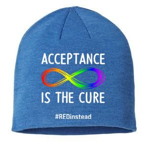 Acceptance Is The Cure Autismmeaningful Giftacceptance In April Gift Sustainable Beanie