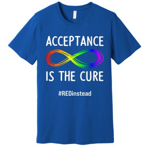 Acceptance Is The Cure Autismmeaningful Giftacceptance In April Gift Premium T-Shirt