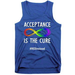 Acceptance Is The Cure Autismmeaningful Giftacceptance In April Gift Tank Top