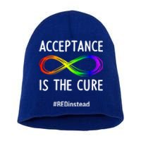 Acceptance Is The Cure Autismmeaningful Giftacceptance In April Gift Short Acrylic Beanie