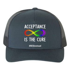 Acceptance Is The Cure Autismmeaningful Giftacceptance In April Gift Yupoong Adult 5-Panel Trucker Hat