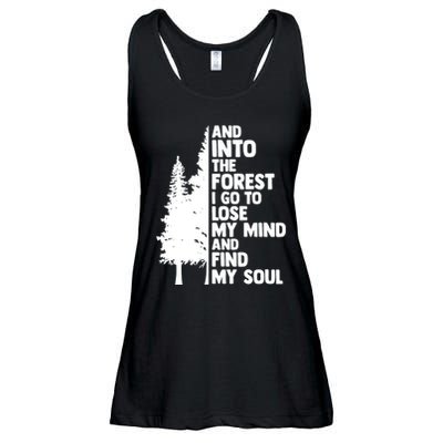 And Into The Forest I Go To Lose My Mind And Find My Soul Ladies Essential Flowy Tank