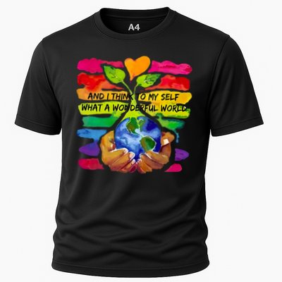 And I Think To My S What A Wonderful World Gift Performance Shirt