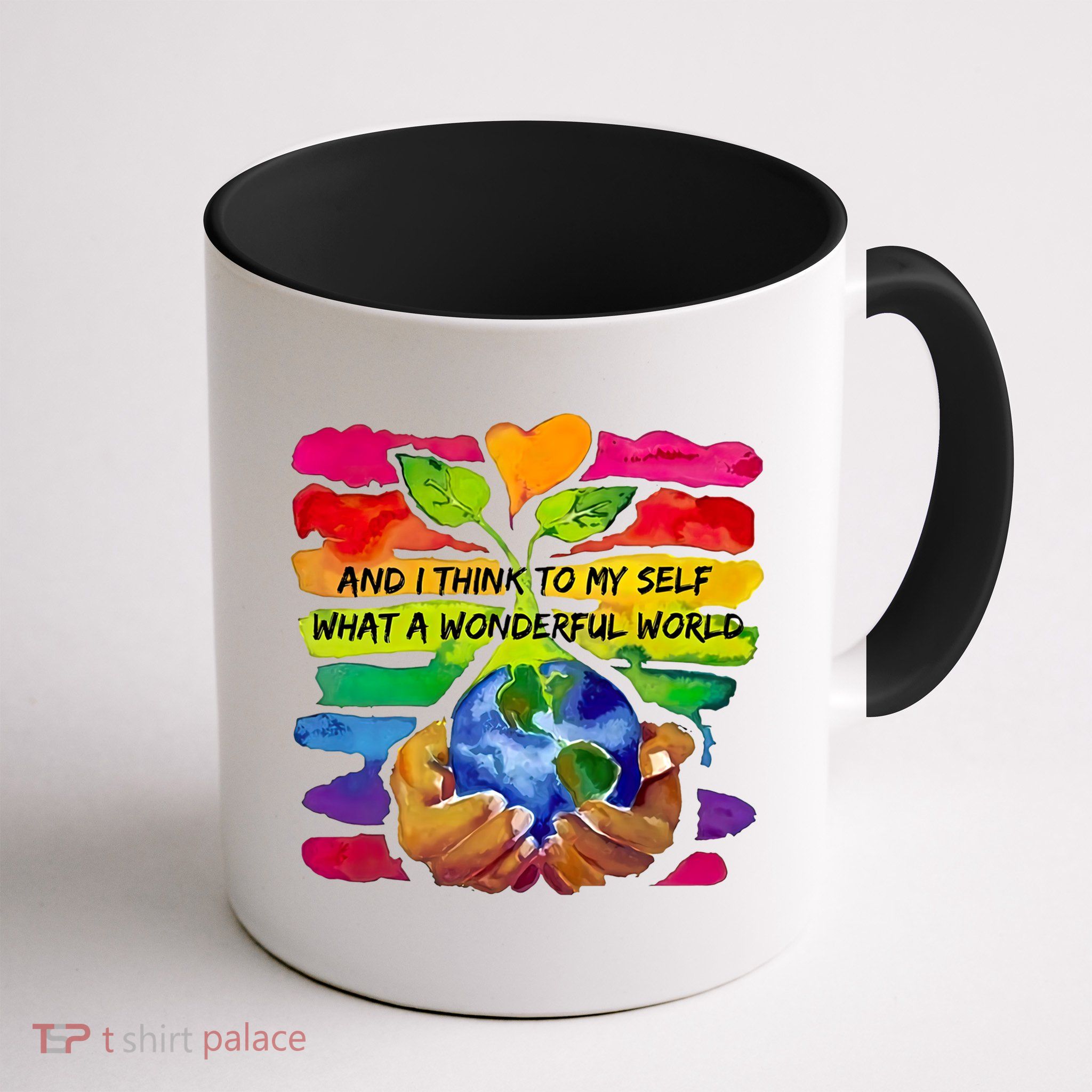 And I Think To My S What A Wonderful World Gift Mug