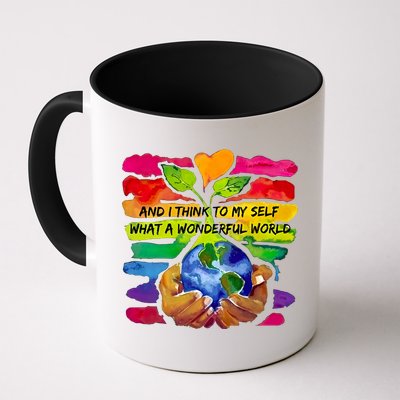 And I Think To My S What A Wonderful World Gift Mug