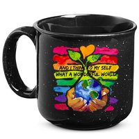 And I Think To My S What A Wonderful World Gift 15oz Campfire Ceramic Mug