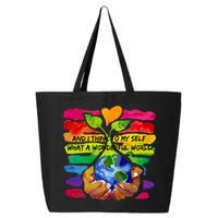 And I Think To My S What A Wonderful World Gift 25L Jumbo Tote