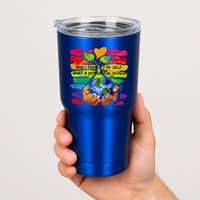 And I Think To My S What A Wonderful World Gift Tumbler