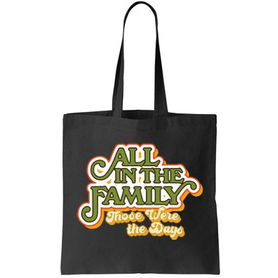 All In The Family Vintage Tote Bag