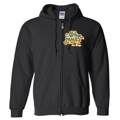 All In The Family Vintage Full Zip Hoodie