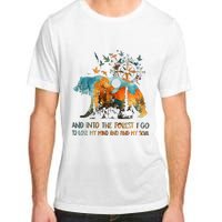 And Into The Forest I Go To Lose My Mind Camping Bear Adult ChromaSoft Performance T-Shirt