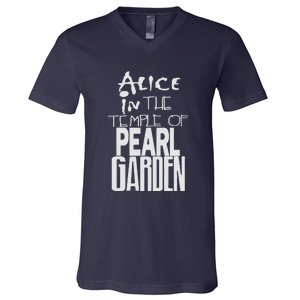 Alice In The Temple Of Pearl Garden V-Neck T-Shirt