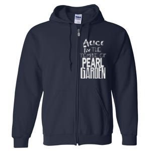 Alice In The Temple Of Pearl Garden Full Zip Hoodie