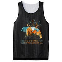 And Into The Forest I Go To Lose My Mind Camping Bear Mesh Reversible Basketball Jersey Tank