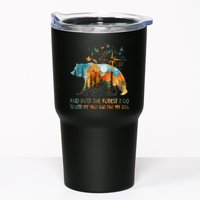 And Into The Forest I Go To Lose My Mind Camping Bear Tumbler