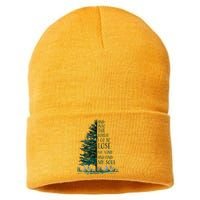 And Into The Forest I Go To Lose My Mind And Find My Soul Sustainable Knit Beanie