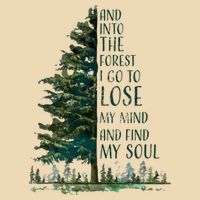 And Into The Forest I Go To Lose My Mind And Find My Soul Zip Tote Bag