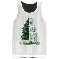 And Into The Forest I Go To Lose My Mind And Find My Soul Mesh Reversible Basketball Jersey Tank