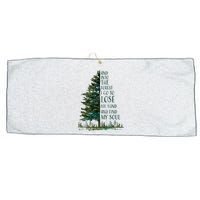 And Into The Forest I Go To Lose My Mind And Find My Soul Large Microfiber Waffle Golf Towel