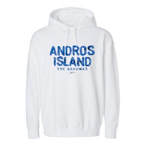 Andros Island The Bahamas Garment-Dyed Fleece Hoodie