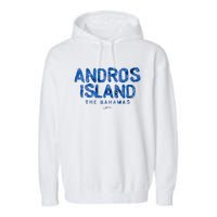 Andros Island The Bahamas Garment-Dyed Fleece Hoodie