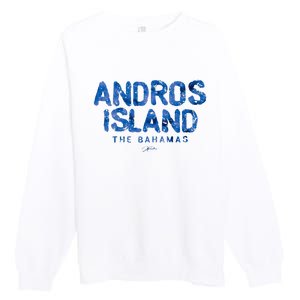 Andros Island The Bahamas Premium Crewneck Sweatshirt