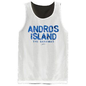 Andros Island The Bahamas Mesh Reversible Basketball Jersey Tank