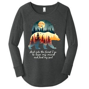 And Into The Forest I Go To Lose My Mind And Find My Soul Women's Perfect Tri Tunic Long Sleeve Shirt