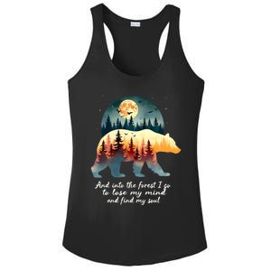 And Into The Forest I Go To Lose My Mind And Find My Soul Ladies PosiCharge Competitor Racerback Tank