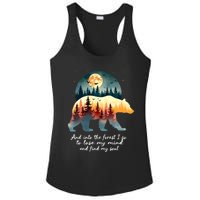 And Into The Forest I Go To Lose My Mind And Find My Soul Ladies PosiCharge Competitor Racerback Tank