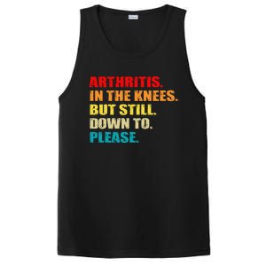 Arthritis In The Knees But Still Down To Please Funny Jokes PosiCharge Competitor Tank