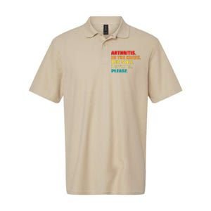 Arthritis In The Knees But Still Down To Please Funny Jokes Softstyle Adult Sport Polo