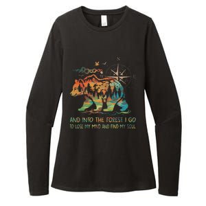 And Into The Forest I Go To Lose My Mind Camping Bear Womens CVC Long Sleeve Shirt