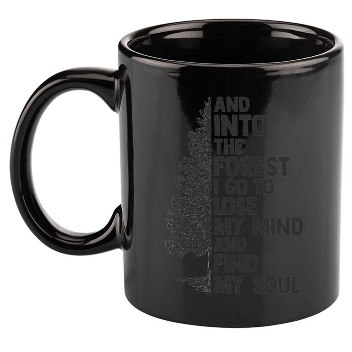 And into the forest I go to lose my mind and find my soul 11oz C Handle Ceramic Mug