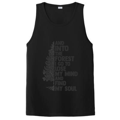 And into the forest I go to lose my mind and find my soul PosiCharge Competitor Tank