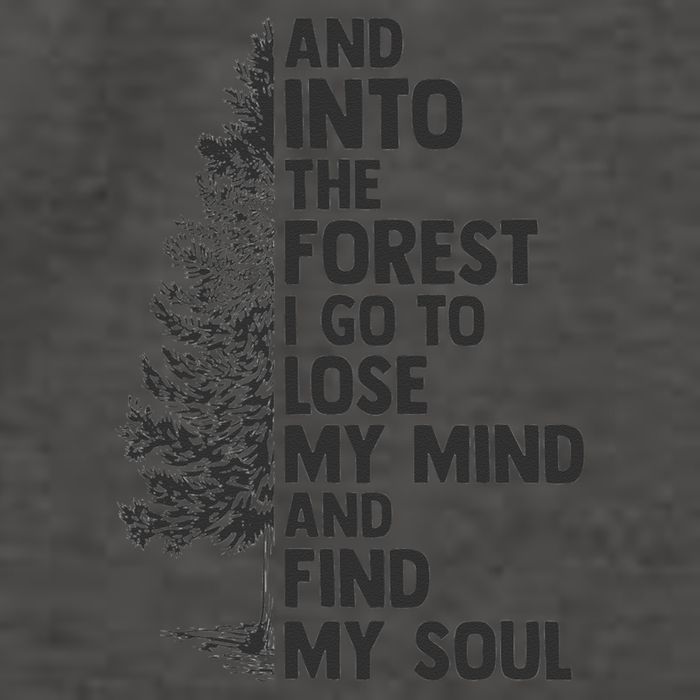 And into the forest I go to lose my mind and find my soul Vector Backpack
