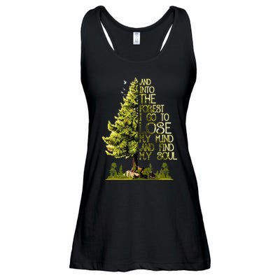 And Into The Forest I Go To Lose My Mind And Find My Soul Ladies Essential Flowy Tank