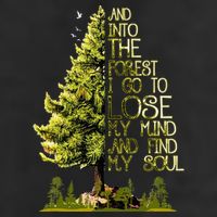 And Into The Forest I Go To Lose My Mind And Find My Soul 25L Jumbo Tote