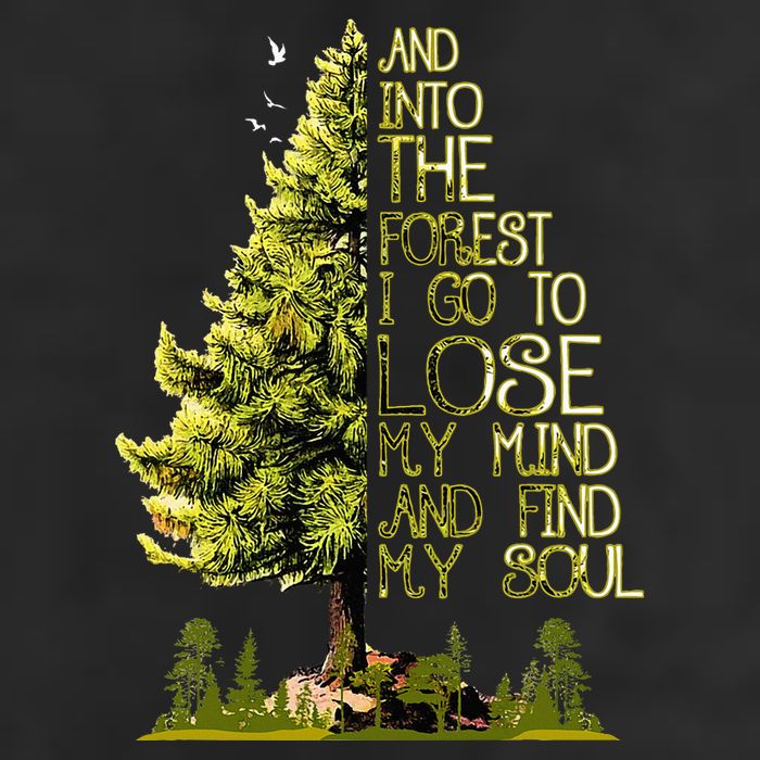 And Into The Forest I Go To Lose My Mind And Find My Soul 25L Jumbo Tote