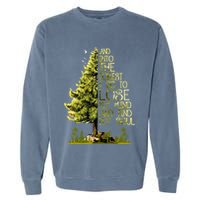 And Into The Forest I Go To Lose My Mind And Find My Soul Garment-Dyed Sweatshirt